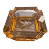 Image 3 : 2 Vintage Cut Crystal Coloured Ashtrays