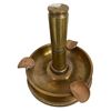 Image 1 : 1941 Trench Art Ashtray Lighter Combo With Half Penny Coins As Cigarette Holders
