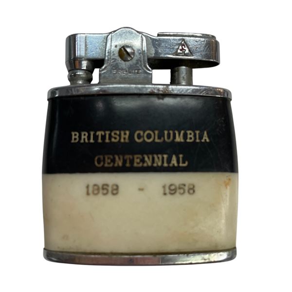 Vintage Fire Lite British Columbia Centennial 1858-1958 Lighter