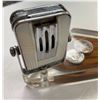 Image 2 : Vintage Microphone Petrol Lighter Made In Japan  in Lucite Coins Cube with 4 1969's Canadian Co