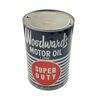 Image 1 : Vintage 1960's Woodward's Super Duty Motor Oil Can, Empty with Lid
