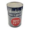 Image 2 : Vintage 1960's Woodward's Super Duty Motor Oil Can, Empty with Lid