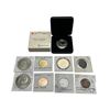Image 1 : Variety of World Coins/Tokens: Churchill, Centennial & More