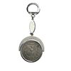 Image 1 : 1887 USA Silver Morgan Dollar on Keychain
