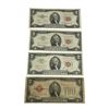 Image 1 : 4 USA 2 Dollar Bills - 1928, 1953, 2 x 1963