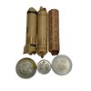 Image 2 : Assorted Canadian Coins: Uncirculated Set, Rolls Of Pennies & 50 Cent pcs