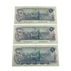 Image 2 : 3 Vintage Canadian 5 Dollar Bank Note (1972/1979)