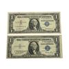 Image 3 : 5 x American 1 Dollar Bank Note (1935/1957)