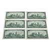 Image 2 : 10 x 1967 Canadian 1 Dollar Bank Note