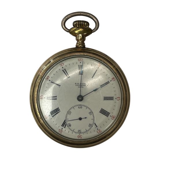 Vintage 17 Jewels H.B. Kline Pocket Watch
