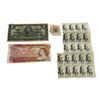 Image 1 : Variety Lot: 1937 Canadian $1 Bank Note, 1974 Canadian $2 Bank Note, And Canadian Stamps