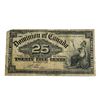 Image 1 : Rare 1900 Dominion Of Canada 25cent Bank Note Bill