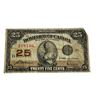 Image 1 : 1923 Canadian Shinplaster 25cent Bank Note Bill