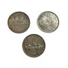 Image 2 : 3 Canadian Silver Dollar Coins : 1956, 1963, 1966