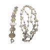 Image 1 : 2 Vintage Jewellery Pieces: Pearl Necklace & 3 Pence Coin Bracelet