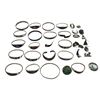 Image 1 : Large Alpaca Mexico Silver Bracelets, Brooches, & Earrings