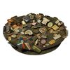 Image 1 : Antique Paper Boy Hat With Various Antique/Vintage Pinbacks