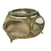 Image 2 : Beautiful Vintage GI Bevelled Glass Jewellery Casket