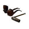 Image 1 : 3 Vintage Handmade Wooden Pipes