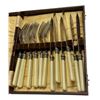 Image 2 : 3 Vintage Cutlery Sets In Original Cases