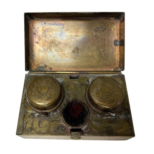 Vintage Miniature Ink Well Set