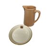 Image 2 : 2 Vintage Canadian Collectibles: Royal Doulton Hotel Vancouver Dish & McMaster Pottery Pitcher