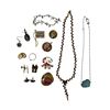 Image 1 : Assorted Costume Jewellery : Necklace, Ring, Brooches, & More