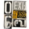 Image 2 : Assorted Vintage License Plates, Train Number Decals, & Exit Sign Decal (The Klondike, & Aruba)