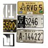 Image 3 : Assorted Vintage License Plates, Train Number Decals, & Exit Sign Decal (The Klondike, & Aruba)