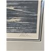 Image 2 : 1984 Framed R.S. Parker L.E.P 653/950 Titled "Arctic Spring White Gyrfalcon"