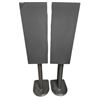 Image 1 : 2 Vintage KEF C Series Floor Standing Speakers