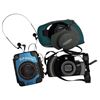 Image 2 : Assorted Vintage Electronics: Samsung Cameras, Sports Cassette Player, & 2 Camera Bags