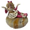 Image 1 : 1998 Ron Lee Adorable Lara Pink Polka Dot Dress Figurine