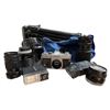 Image 1 : Large Camera Lot: Canon FTb QL Camera, 4 Lens, 2 Flashes, Tripod, & Bag