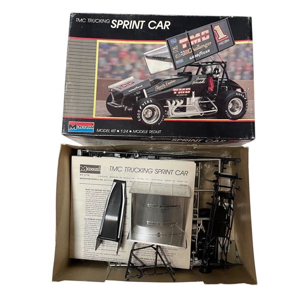 Vintage Monogram Model Kit TMC Trucking Sprint Car 1/24 Scale