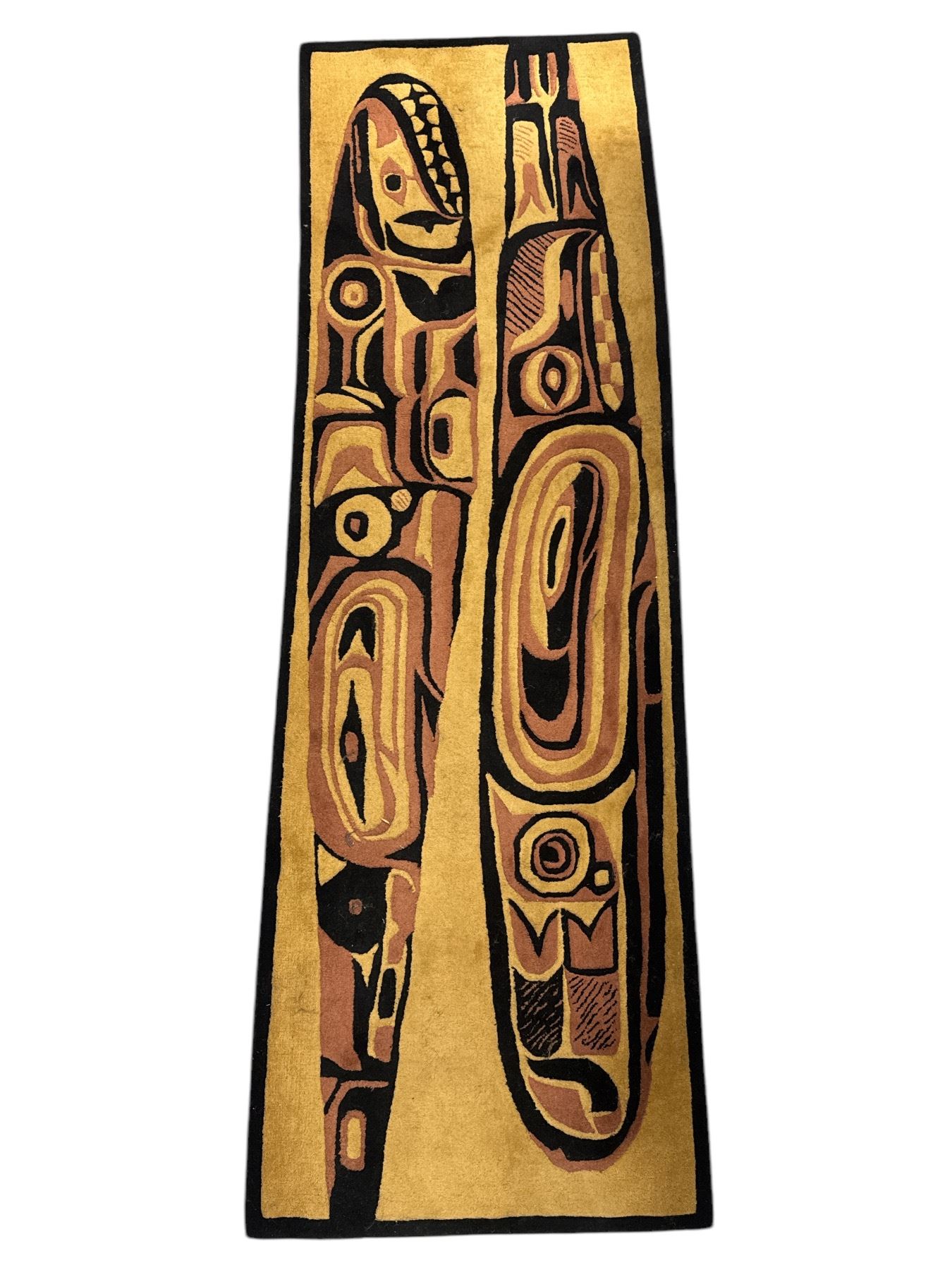 Vintage Jordan's Rugs First Nations Salmon & Eagle Print Rug