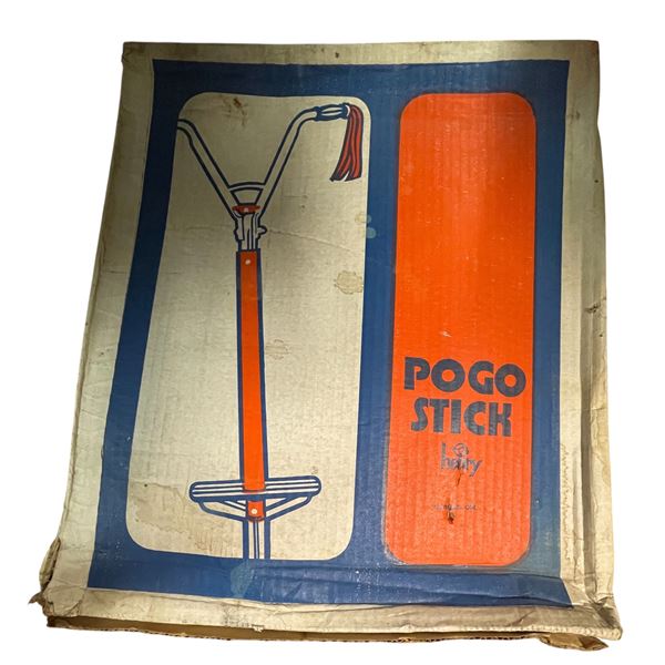 Vintage Pogo Stick In Original Box