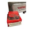 Image 2 : Vintage Marx Western Auto Pressed Steel Truck & Trailer