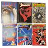 Image 1 : Assorted Comics & Time 9/11 Front Cover Magazine: The Shadow, Starblazers, & Icaaus