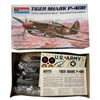 Image 2 : 2 Vintage Model Kits: Monogram Tiger Shark P-40B & Revell USS Arizona