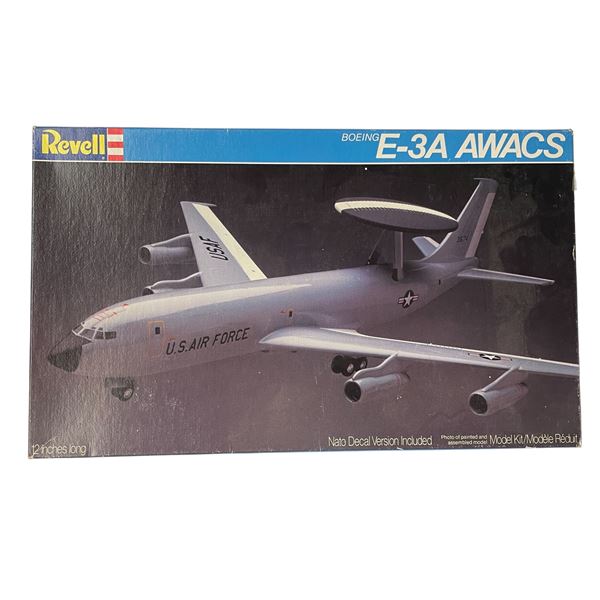 Vintage Revell Boeing E-3A Awacs Model Kit