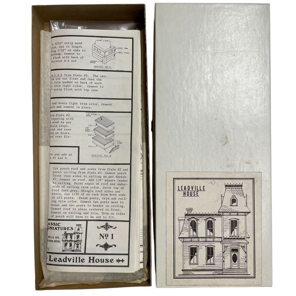 Vintage Leadville House Model Kit