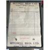 Image 2 : 1944 Portable Receipt/Invoice Register With Mitchell Bros. Paperwork
