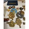 Image 2 : Collection Of Military Memorabilia: Badges, Patches, Belt Buckles, Pictures, & War Savings Stamp Boo