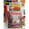 Image 2 : Collection Of Disneyland Memorabilia & Meccano Toy: Land Map, Plate, Spoon, Books, Pinbacks, & More
