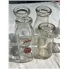 Image 2 : 8 Vintage Milk Bottles: Palm, Silverwood's, Gracefield, & More