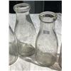 Image 2 : 5 Vintage Large Milk Bottles: C & W, Ralph Farms, Locust Grove, & More