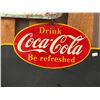 Image 2 : Original 1951 Coca-Cola Self Framed Chalk Tin Sign