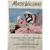 Image 2 : 1992 Myron Waldman Cartoon Corner Art Galleries Signed Poster 83/550