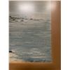 Image 2 : Vintage 1960 Artist Signed Water Colour Painting Lighthouse At The Shore Scene